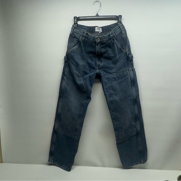 Agolde Rami Carpenter Jeans Women’s 27 Repetition Blue Ankle Leg Revolve - Picture 4 of 7